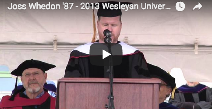 Joss Whedon Delivers Metamodernist Commencement Address