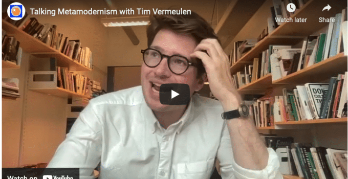 Talking Metamodernism with Tim Vermeulen